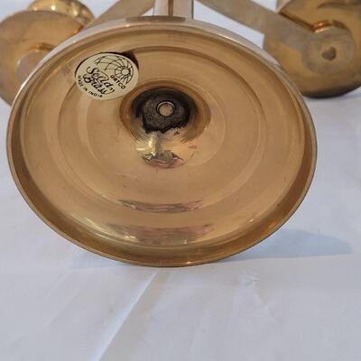 Lot 188: Vintage Brass Candle Holder