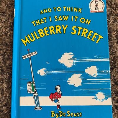 Rare Discontinued  Dr. Seuss And To Think I Saw It On Mulberry Street