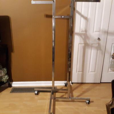 Commercial Rolling Clothes Rack