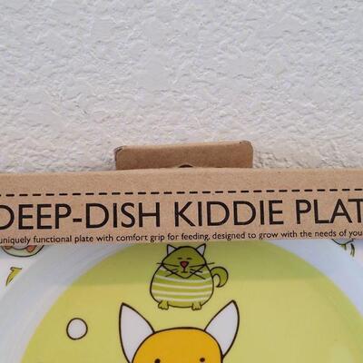 Lot 200: New Deep Dish Kiddie Plate and Bowl