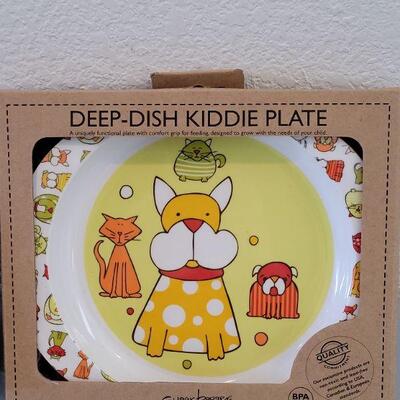 Lot 200: New Deep Dish Kiddie Plate and Bowl