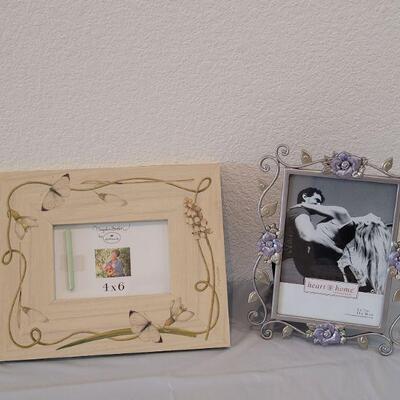 Lot 201: New Marjolein Bastin Photo Frame and Metal Flower Frame