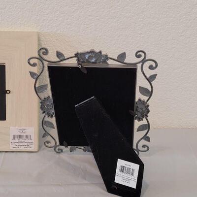 Lot 201: New Marjolein Bastin Photo Frame and Metal Flower Frame