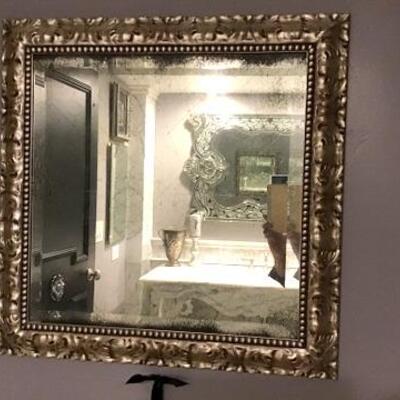B403 - Silver Framed Mirror 25