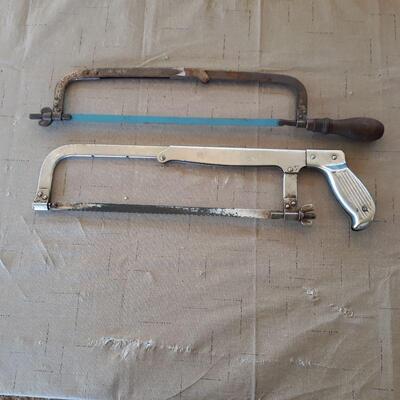 Two hand saws.