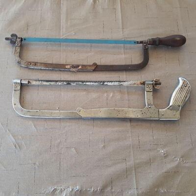 Two hand saws.