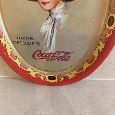 Vintage Coca Cola mini tin plate 