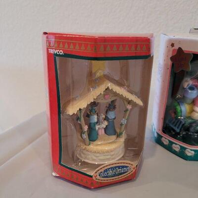 Lot 215: Christmas Ornaments, Nativity and 2007 Christmas Bell