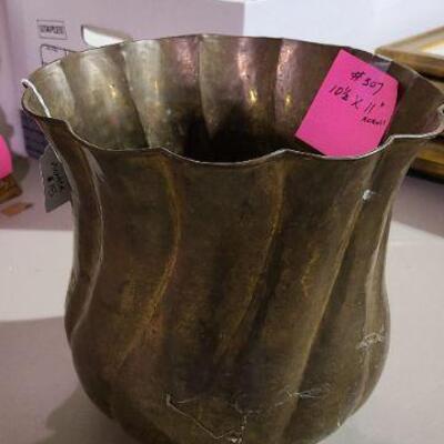 Brass Planter made in India  - #307