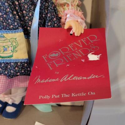 Lot 220: Madame Alexander Forever Friends "Polly Put the Kettle On" Doll