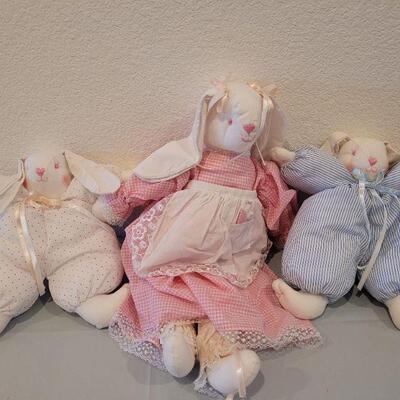 Lot 228: New Floppy Ear Bunnies (3)