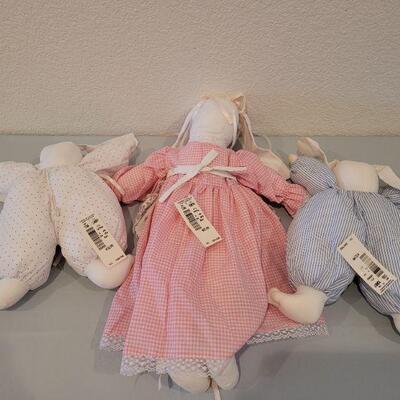 Lot 228: New Floppy Ear Bunnies (3)