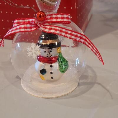 Lot 230: New in Box Musical Rotating Metal Tree and (3) New Christmas Ornaments 