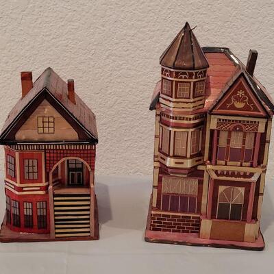 Lot 233: (2) Trinket Box Houses