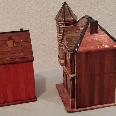 Lot 233: (2) Trinket Box Houses