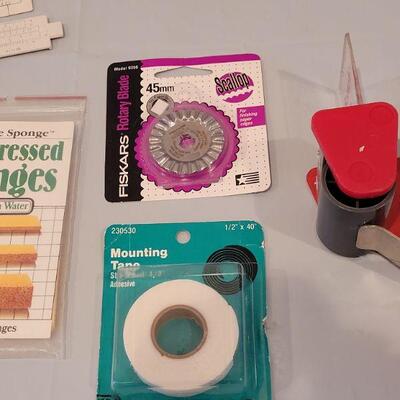 Lot 245: Crafting Supplies and Serger Gifts & Crafts Book