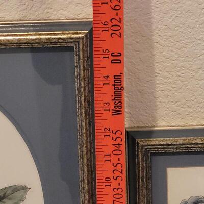 Lot 247: C. MORRISON Original Blue Roses Artwork