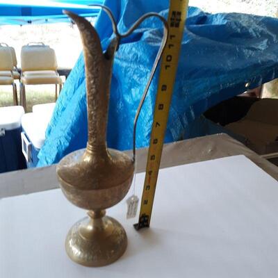 Vintage Brass "Genie" Vase