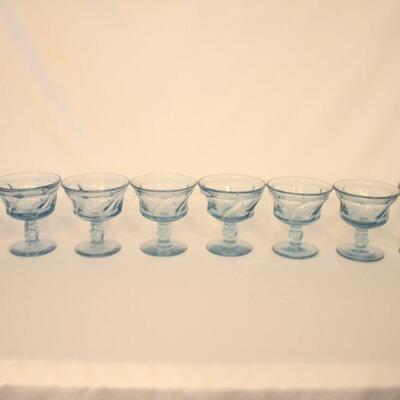 Lot #120: Fostoria Jamestown Light Ice Blue Stemware Set