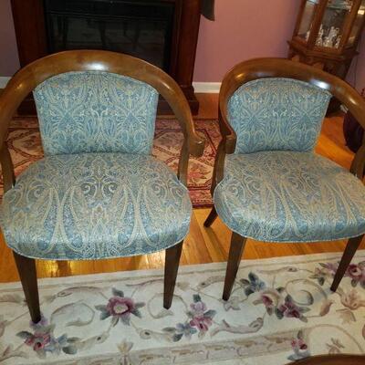 2 occasional chairs