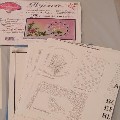 Lot 255: Parchment Crafting Paper, Patterns and How to Book