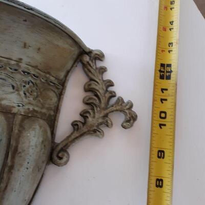  Metal Sconce Light blueish-greenish