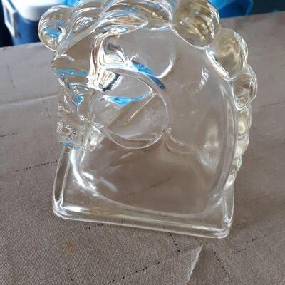 Vintage Glass Horse