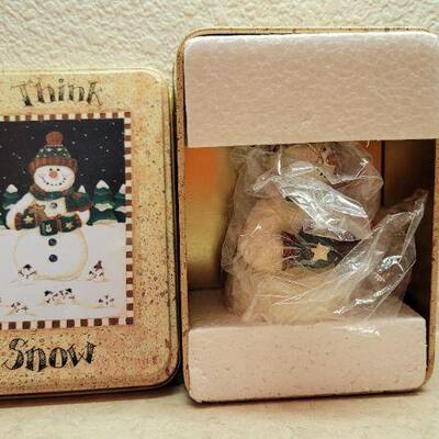Lot 262: (2) Vintage New Christmas Ornaments 