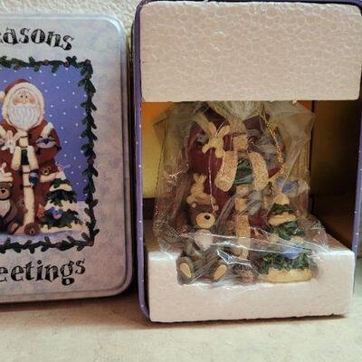 Lot 262: (2) Vintage New Christmas Ornaments 