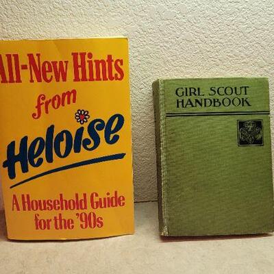 Lot 269: Vintage Books - Girl Scout Handbook and LADY HELOISE Hints
