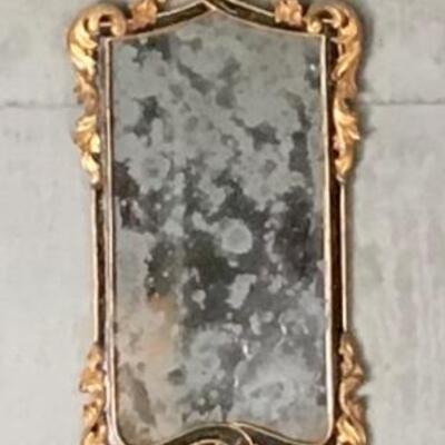 BR365 - Lovely Gold Gilt Antiqued Mirror