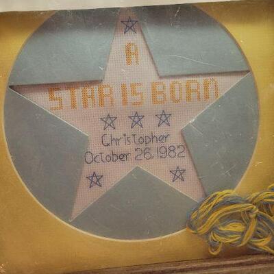 Lot 274: Vintage Embroidery Kit A STAR IS BORN 