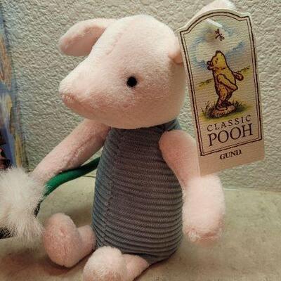 Lot 275: Our Gang VHS Collection + Piglet Musical Plush