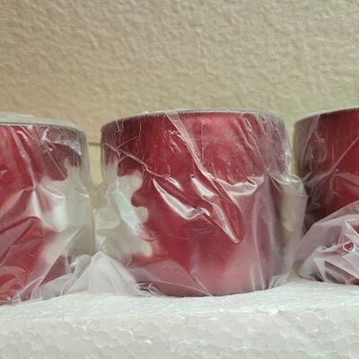 Lot 280: Hallmark Tray Candle Holder w/ Candles UNUSED