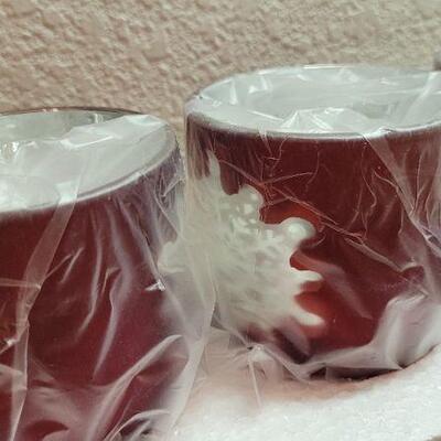 Lot 280: Hallmark Tray Candle Holder w/ Candles UNUSED