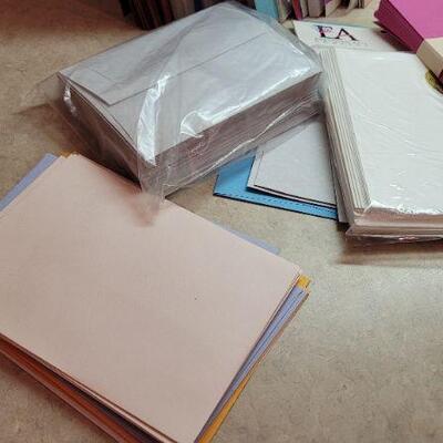 Lot 283: LARGE School Craft and Art Paper Supply 