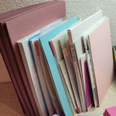 Lot 283: LARGE School Craft and Art Paper Supply 