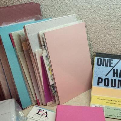 Lot 283: LARGE School Craft and Art Paper Supply 
