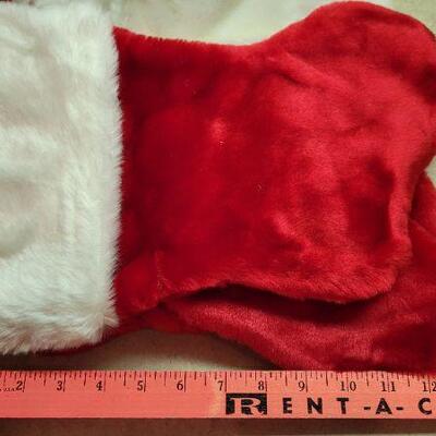 Lot 288: (4) Christmas Soft Stockings 