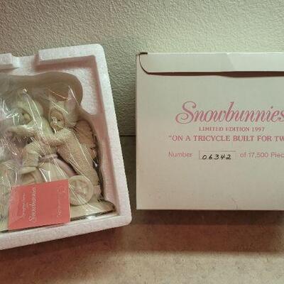 Lot 291: Dept. 56 SNOWBABIES "On a Tricycle Built For 2" Figure 