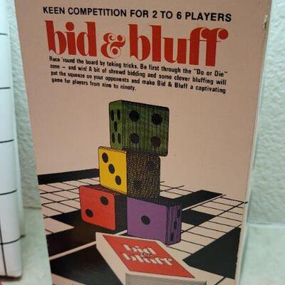 Lot 301: Vintage BID & BLUFF Game 