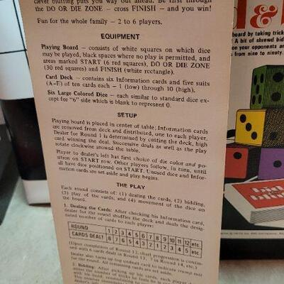 Lot 301: Vintage BID & BLUFF Game 