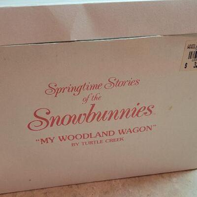 Lot 306: Dept. 56 SNOWBABIES My Woodland Wagon 