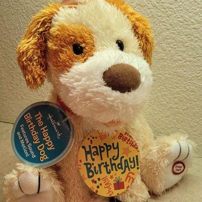 Lot 308: Vintage HALLMARK Happy Birthday Dog (Needs Batteries)