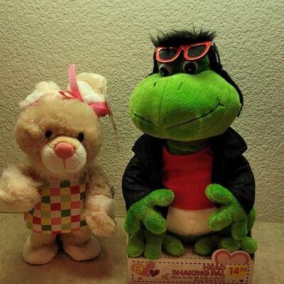 Lot 310: (2) New Animated Plush Animals - Both Turn On