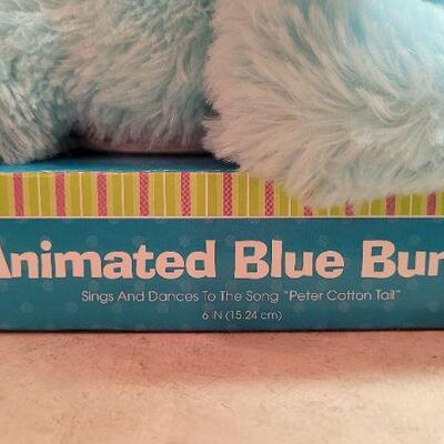 Lot 315: (2) New Animated Blue Bunnies - Both Turn on