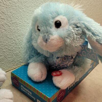 Lot 315: (2) New Animated Blue Bunnies - Both Turn on