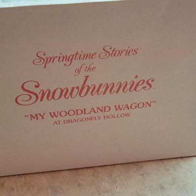 Lot 318: Dept. 56 SNOWBABIES My Woodland Wagon Figure 