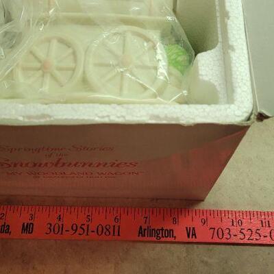 Lot 318: Dept. 56 SNOWBABIES My Woodland Wagon Figure 
