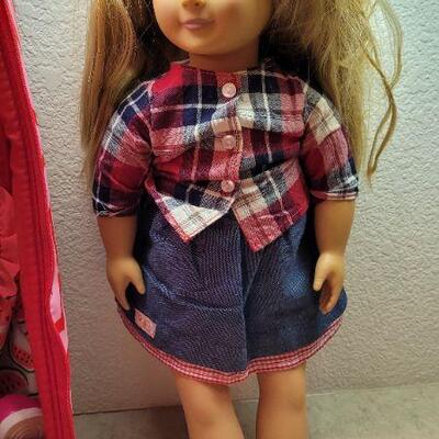 Lot 323: Journey Girl Doll w/ Soft Backpack Carry Case
